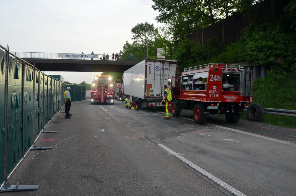 Wieder schwerer VU A 1 Rich Saarbruecken vorm AK Leverkusen P2499.JPG - Miklos Laubert